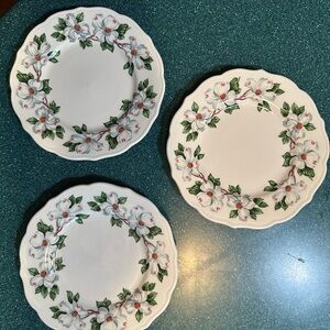 Vintage Syracuse China Dogwood Bread Plates